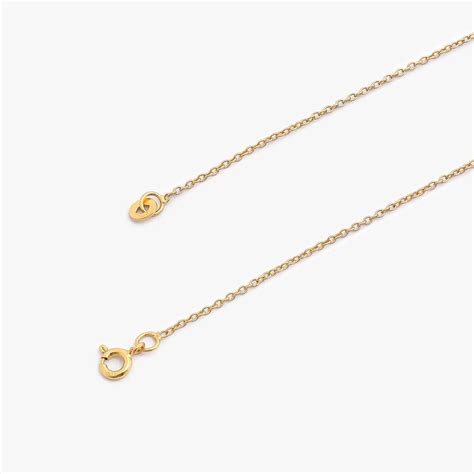 Pure 925 Silver Smile Necklace – Elegant Gold Plated Chain