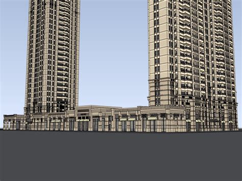 44套高层一梯多户住宅户型平面图免费下载 - 建筑户型平面图 - 土木工程网