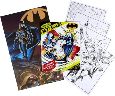 Batman Coloring Book Pages, 1 Full Color Batman Poster, 28 Pages ...