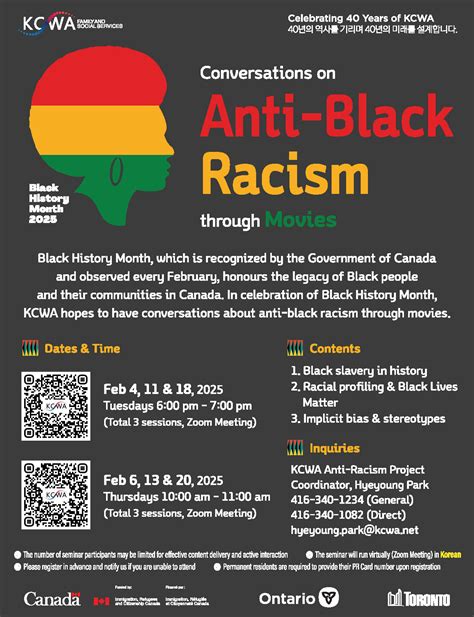 Conversations on Anti-Black Racism through Movies - KCWA