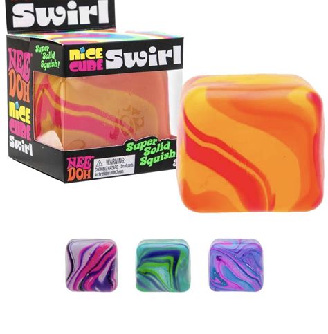NeeDoh Nee Doh Nice Cube Swirl cube/ ball , stress reliver India | Ubuy