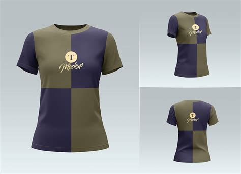 Free Women’s T-Shirt Mockup PSD Set - Good Mockups
