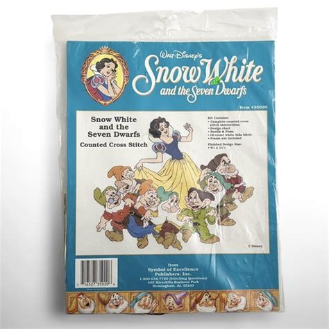 Disney Snow White the Seven Dwarfs Counted Cross India | Ubuy