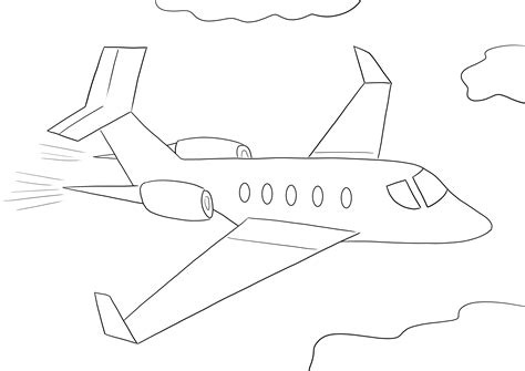 Small airplane coloring pages - issedesert