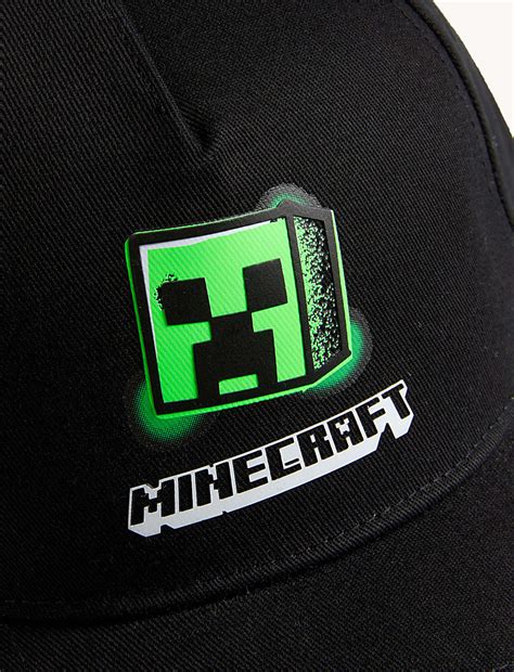 Buy Kids' Pure Cotton Minecraft™ Baseball Cap at Marks & Spencer