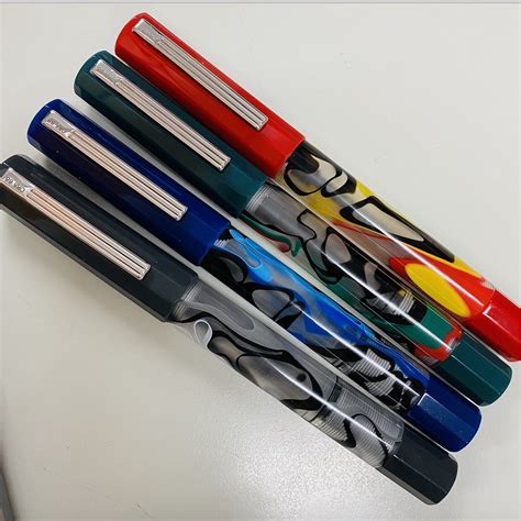 Opus 88 Flow Fountain Pen Blue – The Pen World