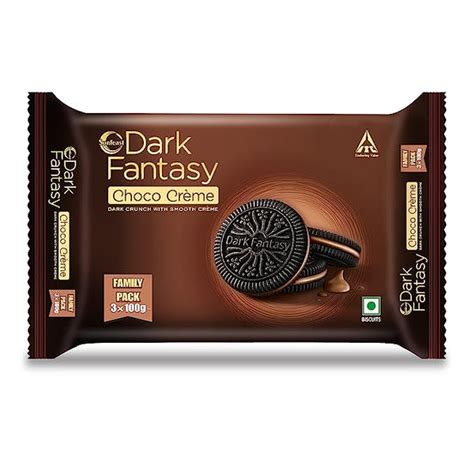 Dark Fantasy Sandwich Sunfeast Dark Fantasy Choco Creme Dark Crunch wi ...