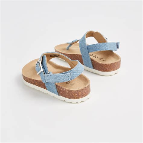 Buy Juniors Solid Sandals with Velcro Closure from Juniors at just INR ...