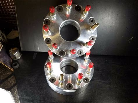 5x5.5 / 5x139.7 to 8x6.5 US 2pc Wheel Adapters 14x1.5 stud 2" Thick 77. ...
