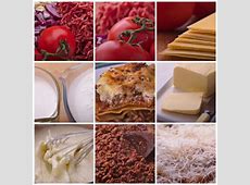 Lasagne Recipe Ingredients stock image. Image of making  