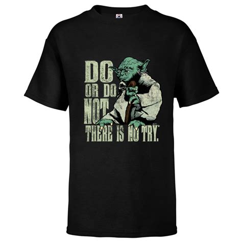 Star Wars Yoda Do or Do Not There is No Try Vintage Style - Short ...