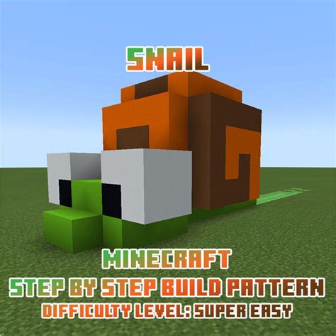 Minecraft Snail Statue Tutorial 的图像结果