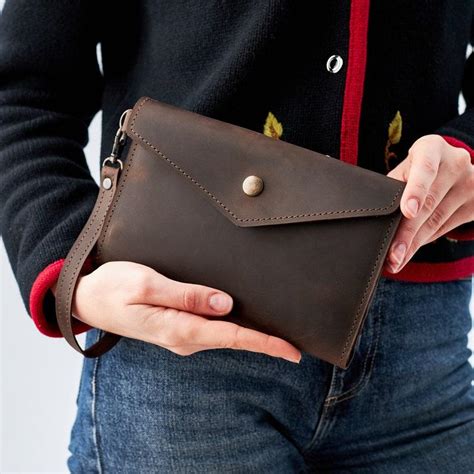 Signature Leather Clutch