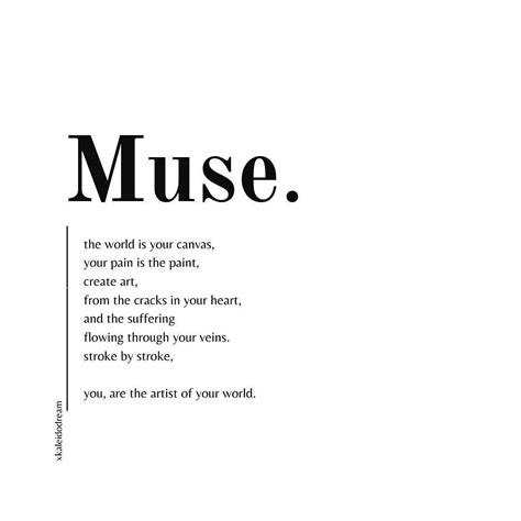 Muse Quotes: Be Your Own Muse