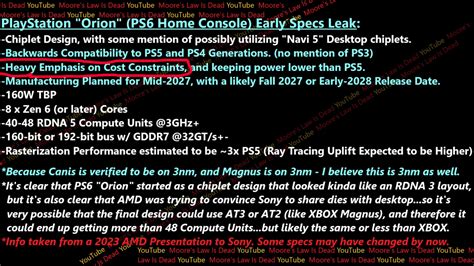 Sony PS6 specs, performance, and release date leak: PlayStation 6 is reportedly 3x faster vs PS5 ...