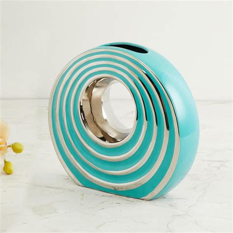 Buy Splendid Textured Round Centric Vase from Home Centre at just INR ...