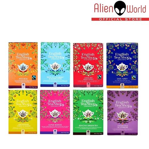 English Tea Shop Organic Tea Bag 20s | Ceylon Earl Grey Berries ...