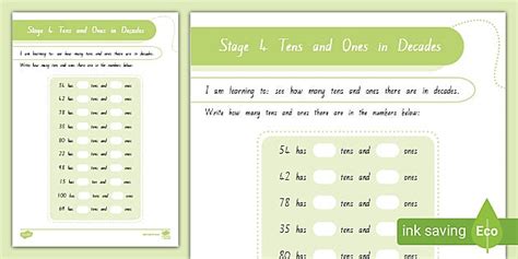 Stage 4 Tens and Ones in Decades