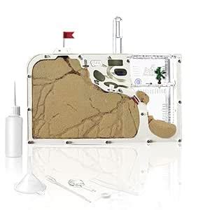 Buy ELNMLHT Ant Farm Castle, Ant Farms with Yellow Sand and Tool Kit ...