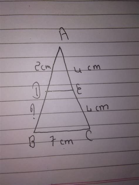 In the given figure DE||BC. Find BD - Brainly.in