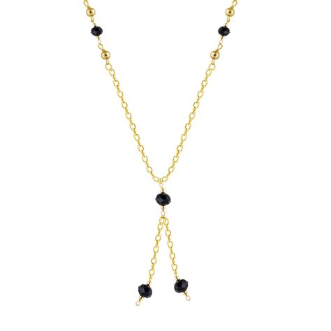 GIVA 925 Silver Golden Classic Swaying Mangalsutra | Black Bead ...