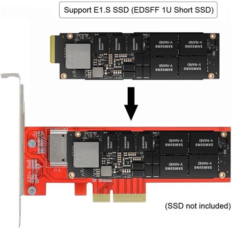 Buy chenyang CY PCIe NVMe Ruler 1U GEN-Z EDSFF Short SSD E1.S to PCI-E ...