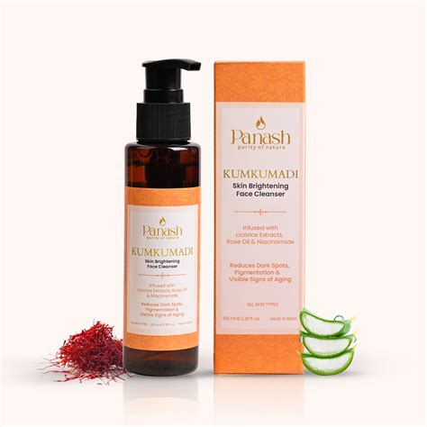 Buy Kumkumadi Ayurvedic Face Wash for Skin Brightening – Panash Wellness