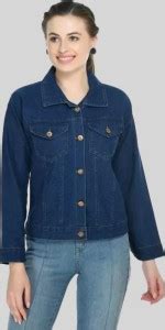 CHEENU GARMENTS Full Sleeve Solid Women Denim Jacket - Buy CHEENU ...