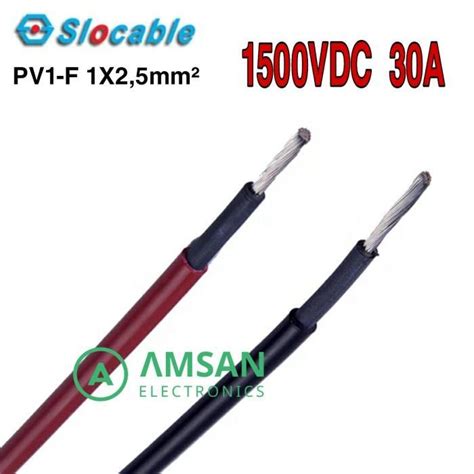 Jual PV1-F 1X 2.5mm Slocable PV Cable Single Core Kabel Panel Surya ...