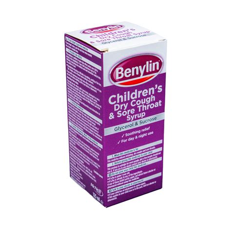 Benylin Children's Dry Cough & Sore Throat Syrup — Hospital Warehouse Kenya