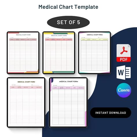 Medical Chart Template Printable in PDF, Word [Editable]
