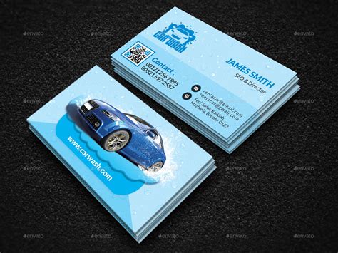 Car Wash Business Cards 的图像结果