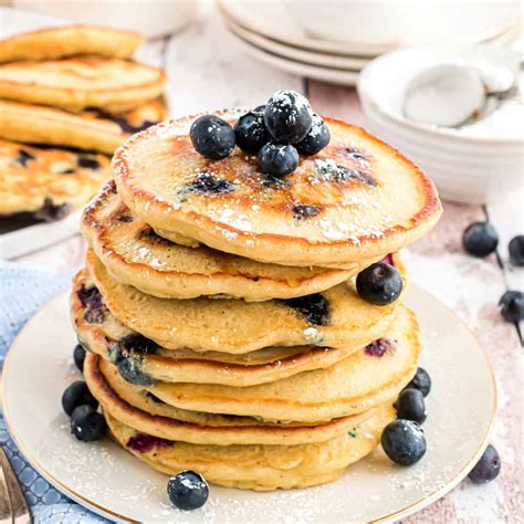 Blueberry Pancakes Recipe - Shugary Sweets