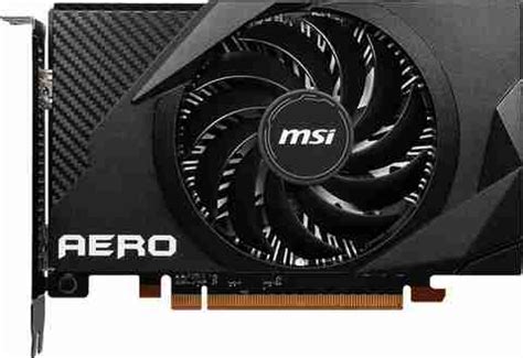 MSI RX 6400 AERO ITX 4G GDDR6 4 GB AMD Radeon Chipset 64 bit 2321 MHz ...