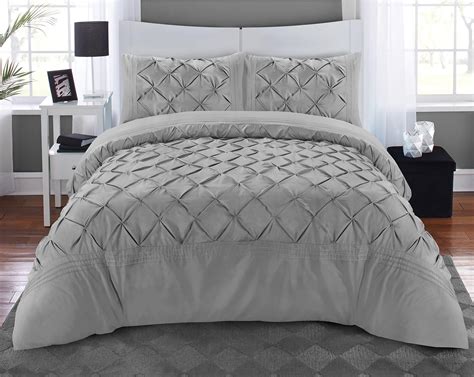 Sienna Glitter Duvet Cover with Pillow Case Sparkle Glitz Velvet ...
