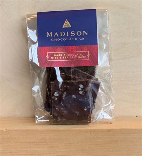 Bark - Dark Chocolate Nibs & Sea Salt | Madison Chocolate Company