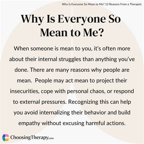 18 Reasons Why People Are Mean to You