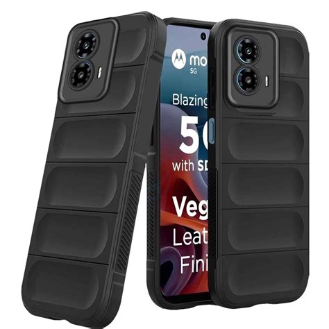 SPAZY CASE® Moto Edge 50 Fusion Back Cover | Rubber Case with Soft ...