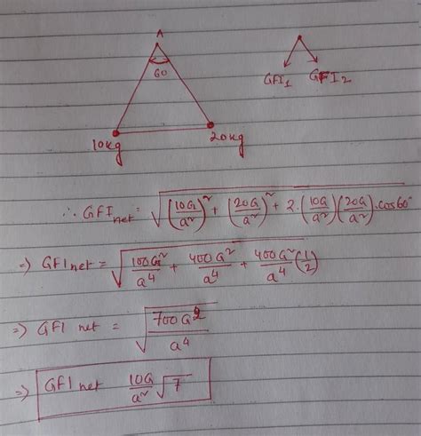 Find G.F.I at point A deu to B,C - Brainly.in