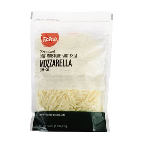 Raley's Low-Moisture Part-Skim Shredded Mozzarella Cheese-Main