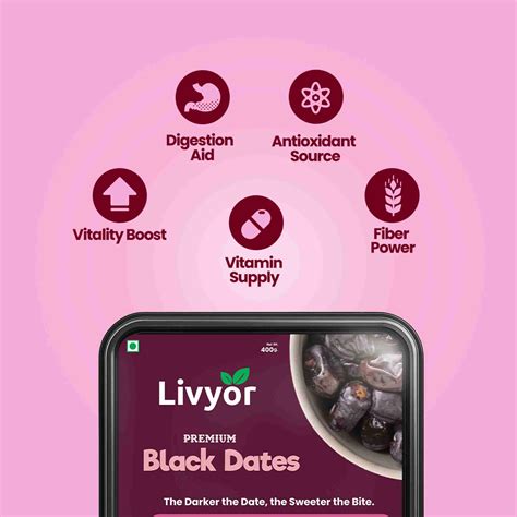 LIVYOR Black Dates | Khajur | Khajoor khajuri Dry Fruits Dates Price in ...