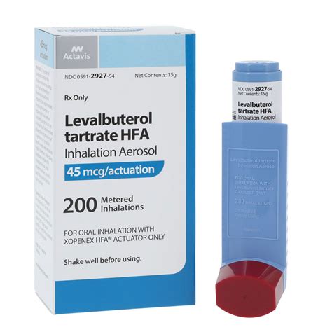 Levalbuterol Tartrate HFA 45mcg Inhaler 15gm | ACE SOUTHERN