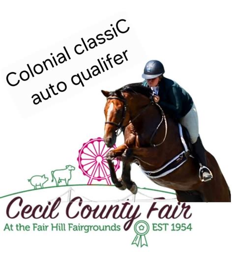 Cecil County Fair Jumper & English Show, Fair Hill Fairgrounds 4640 ...