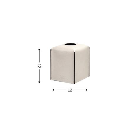 Cream Square Tissue Box – Maison SIA
