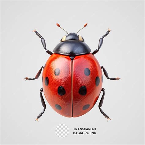Ladybug top view | Premium AI-generated PSD