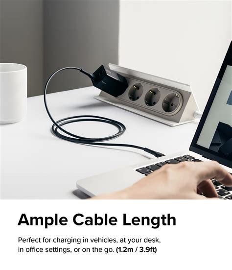 Buy Fast Charging Cable USB Type-A to Type C - (1.2m) | Ringke India