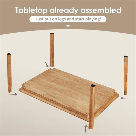 Brimhart Board Game Table with Removable Table Top, Seats 4 India | Ubuy
