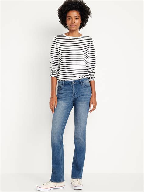 Dark Wash Mid Rise Jeans | Old Navy