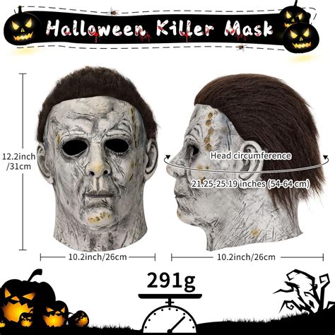 Buy Michael Myers Mask Halloween Kills Mask Scary Creepy Horror Mask ...
