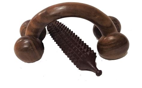 Masterarts Wooden acupressure back massager,body massager, spine ...